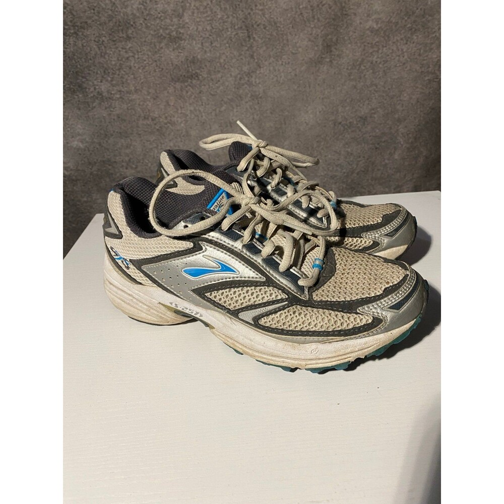 Brooks Adrenaline GTS 6 Women's Size 8 Silver Blue Y2K Vintage 2006 S-257 - Picture 3 of 8